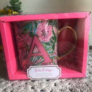 Lilly Pulitzer Initial “A” Ceramic Mug